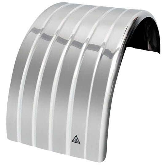 Aluminium Single Mudguard Curved Edge Low Profile