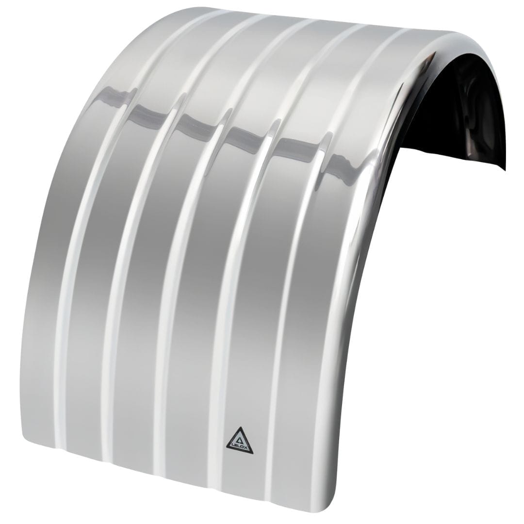 LELOX SS11SINC Aluminium Single Mudguard Curved Edge