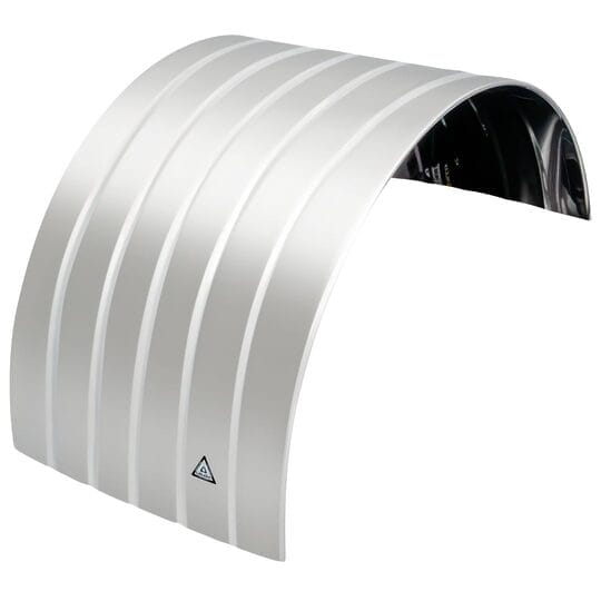 Aluminium Single Mudguard Steel Reinforced Edge